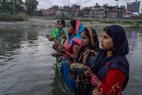 Hindu Devotees Celebrates Chhath Puja Festival In Nepal.