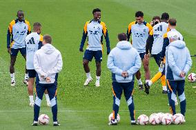 Real Madrid Training Session and Press Conference