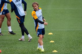 Real Madrid Training Session and Press Conference