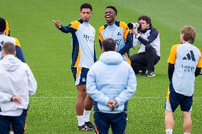 Real Madrid Training Session and Press Conference