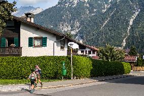 Yearly Goat Down Drive In Mittenwald: A Vibrant Slice Of Bavarian Culture. Bavaria Is One Of The Top Travel Destinations In Lone