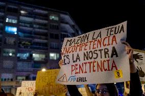 Demonstration In Barcelona Against Valencian Goverment After The Flood Crisis