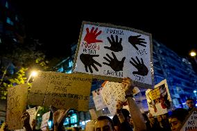 Demonstration In Barcelona Against Valencian Goverment After The Flood Crisis