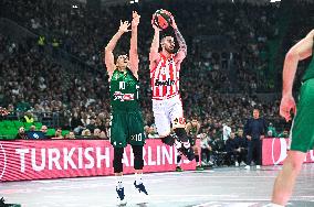 Panathinaikos AKTOR Athens vs Olympiacos Piraeus , 2024/2025 Turkish Airlines EuroLeague