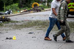 Bike Bomb Attack in Jamundi, Colombia