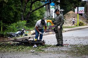 Bike Bomb Attack in Jamundi, Colombia