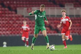 Middlesbrough Under 21s v Borussia Monchengladbach - Premier League International Cup