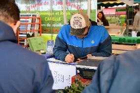 Neuville Sur Saone Market