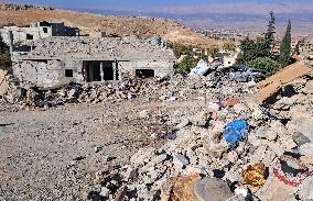 Israeli Airstrikes On Bekaa And Sahmar - Lebanon