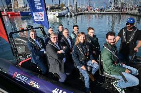 Eve of the start of the Vendee Globe 2024