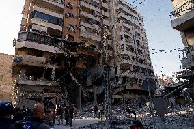 Israeli Airstrike Aftermath - Beirut