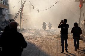 Israeli Airstrike Aftermath - Beirut