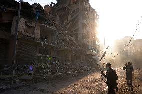 Israeli Airstrike Aftermath - Beirut