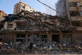 Israeli Airstrike Aftermath - Beirut