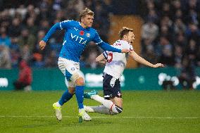 Stockport County v Bolton Wanderers - Sky Bet League 1