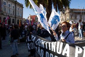 Workers' Strike In Porto