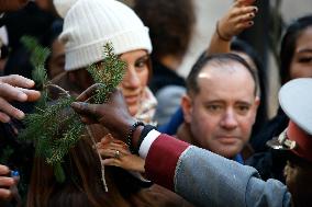 Rockefeller Center Christmas Tree Comes To New York City