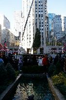 Rockefeller Center Christmas Tree Comes To New York City