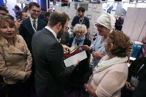 Antoine Armand Attends The "Made In France"  Fair In Paris