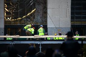 Rockefeller Center Christmas Tree Comes To New York City