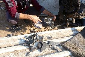 Aftermath of Israeli Airstrike In Gaza, Palestine