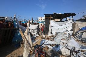 Aftermath of Israeli Airstrike In Gaza, Palestine