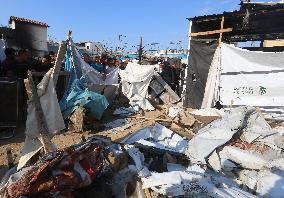 Aftermath of Israeli Airstrike In Gaza, Palestine