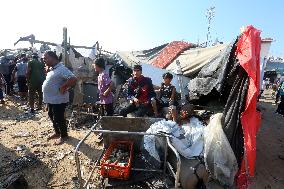 Aftermath of Israeli Airstrike In Gaza, Palestine