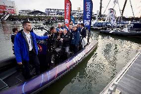 Prince Albert II Of Monaco At Vendee Globe 2024 - France