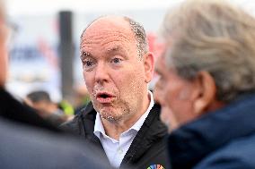 Prince Albert II Of Monaco At Vendee Globe 2024 - France