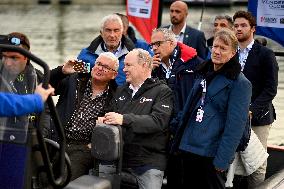 Prince Albert II Of Monaco At Vendee Globe 2024 - France