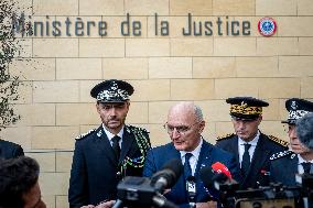 Didier Migaud Visits Baumettes Prison - Marseille