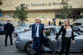 Didier Migaud Visits Baumettes Prison - Marseille