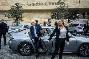 Didier Migaud Visits Baumettes Prison - Marseille