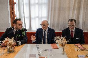 Didier Migaud Visits Baumettes Prison - Marseille