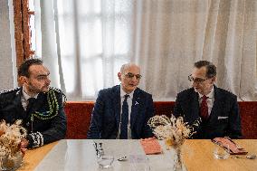 Didier Migaud Visits Baumettes Prison - Marseille