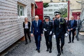 Didier Migaud Visits Baumettes Prison - Marseille