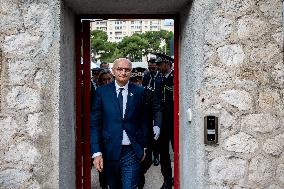 Didier Migaud Visits Baumettes Prison - Marseille