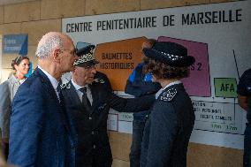 Didier Migaud Visits Baumettes Prison - Marseille