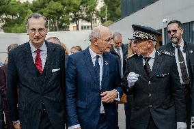 Didier Migaud Visits Baumettes Prison - Marseille