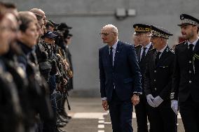 Didier Migaud Visits Baumettes Prison - Marseille