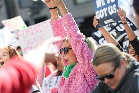 Women's Rights Protest In Washington After Election