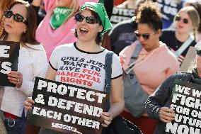 Women's Rights Protest In Washington After Election