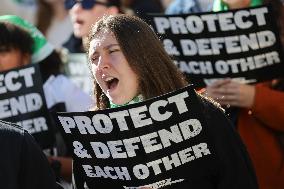 Women's Rights Protest In Washington After Election