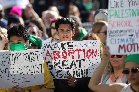 Women's Rights Protest In Washington After Election