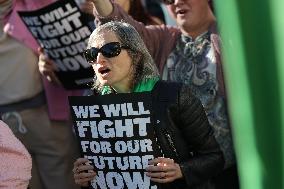 Women's Rights Protest In Washington After Election