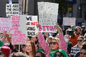 Women's Rights Protest In Washington After Election