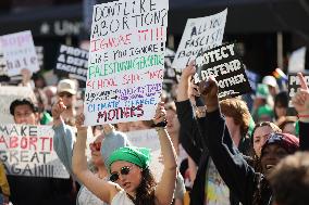 Women's Rights Protest In Washington After Election