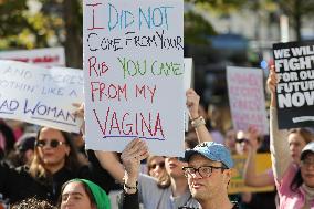 Women's Rights Protest In Washington After Election