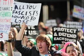 Women's Rights Protest In Washington After Election